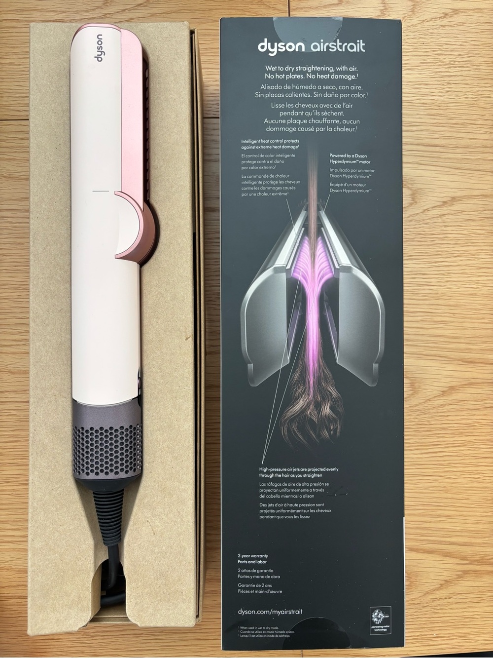 Dyson Airsrait (Cherry Blossom) Hair Straightener - Picture 3 of 3